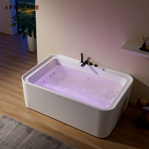 Baignoire de massage en acrylique AFFINARE Original Design 1,8 m pour 2 personnes <span class=keywords><strong>avec</strong></span> massage combiné pour salle de bain intérieure et utilisation extérieure - Product Image 3