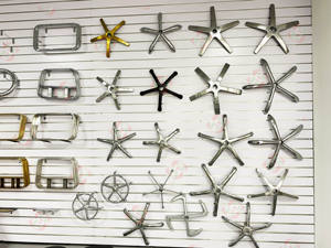 Production professionnelle Base de pédale pivotante 5 étoiles Base en aluminium <span class=keywords><strong>cinq</strong></span> étoiles pour pièces de chaise de Salon de bureau - Product Image 6