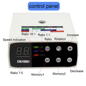 มอเตอร์ไฟฟ้าสำหรับทันตกรรม DEASIN 8000A แบบ LED ไมโครมอเตอร์ไร้แปรงถ่าน พร้อมระบบฉีดพ่นภายใน  ไมโครมอเตอร์ไฟฟ้าไร้แปรงถ่านสำหรับทันตแพทย์ หัวกรอความเร็วต่ำ - Product Image 6