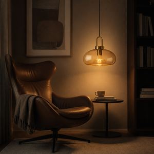 Ensemble de luminaires suspendus modernes en verre ambré de style nordique, à plusieurs têtes, pour table à manger, <span class=keywords><strong>îlot</strong></span> de <span class=keywords><strong>cuisine</strong></span>, <span class=keywords><strong>luminaire</strong></span> personnalisé - Product Image 2