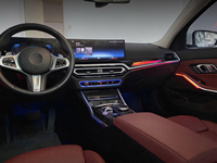 Luz Ambiental Dinámica Cardoo para BMW Serie 3 G20 2023-2025, Accesorios de Iluminación Ambiental Interior para Automóvil