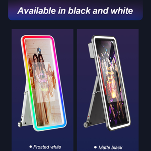 Capturez la joie de votre fête avec notre photomaton <span class=keywords><strong>miroir</strong></span> portable, un photomaton à écran tactile prêt à l'<span class=keywords><strong>action</strong></span> - Product Image 4