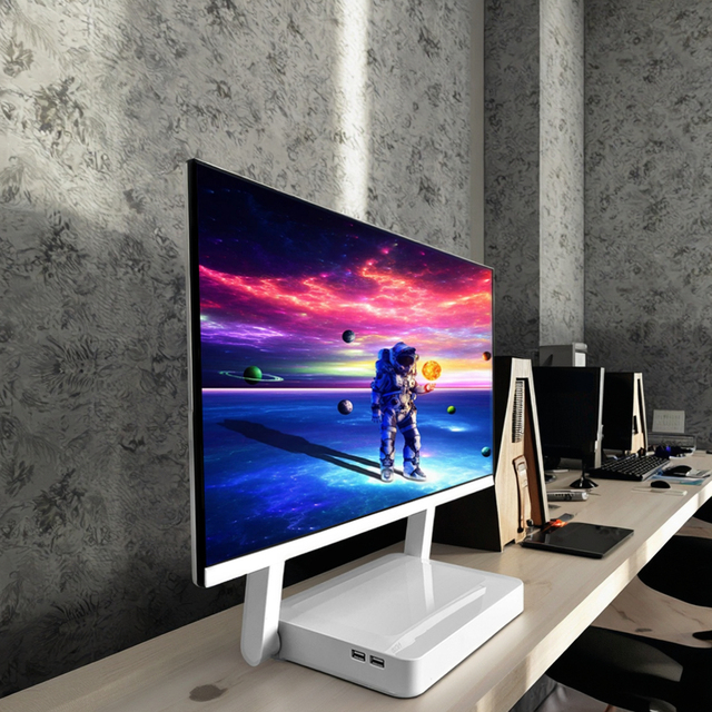24 Inch All in One PC Desktop Computer I3 I5 Monoblock 4G 128GB SSD Gaming Desktop Computer All in One PC