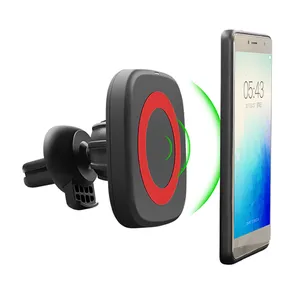 2024 Popular Design 15W Magnetic Wireless Charger Car Mount With CE FCC ROHS certificate