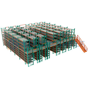 Thép tầng lửng nền tảng Heavy Duty kho gác mái Giá đa cấp Loft lưu trữ Kệ hệ thống - Product Image 5
