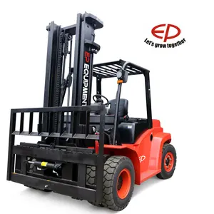 EP 7.0 ton Japanese engine internal combustion diesel forklift with double wheels and side shift optional CPCD70T8