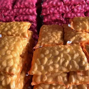 China Fabriek Prijs Gebreide Fruit Netje Voor Verpakking Groenten Ui Aardappelen