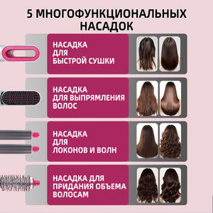 Secador de Pelo Iónico Plegable de Alta Velocidad con Boquilla Concentradora, 2800W, Eléctrico de Plástico para Uso en Hoteles y Hogares - Product Image 5
