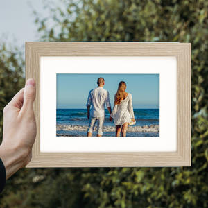 कारखाने प्रत्यक्ष थोक कस्टम 5x7 डेस्कटॉप चित्र प्रदर्शन फोटो फ्रेम लोहे की दीवार घुड़सवार लकड़ी फ्रेम - Product Image 2