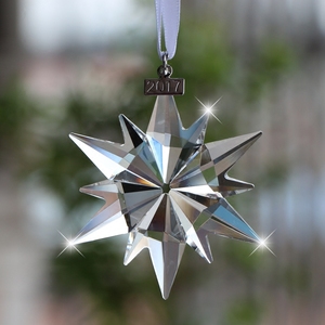K9 Crystal <b>Star</b> Pendant Christmas Ornament Crystal Snowflake - Product Image 1