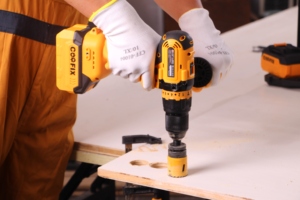 Bộ Dụng Cụ Điện Không Dây Vương Miện Công Tắc Kép 18V Bộ Dụng Cụ Khoan Không Dây 6 Cái Phụ Kiện Kwith Tuốc Nơ Vít Không Dây 20 Volt - Product Image 4