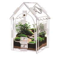 Terrarium/Vivarium en acrylique magnétique pour l'élevage de reptiles, idéal pour araignées sauteuses, crabes ermites, mantes, licornes - Boîte d'élevage transfrontalière