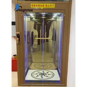 Ascenseurs résidentiels privés pour maisons à 2 étages, <span class=keywords><strong>ascenseur</strong></span> domestique avec double porte automatique et cabine en verre - Product Image 3