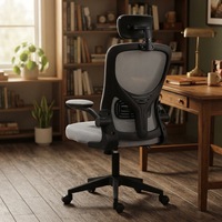 Nouveau mobilier de bureau moderne accoudoir confortable chaise de bureau ergonomique en maille pivotante réglable avec soutien lombaire