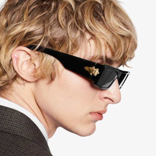 Twooo 6944 Colorful Square Frame Wide Leg Designer Luxury Shade Sunglasses
