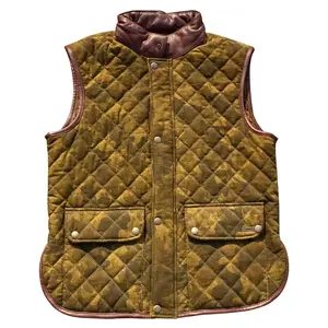 Ringer camo vest Men's stand-up collar casual jacket sheepskin trend coat