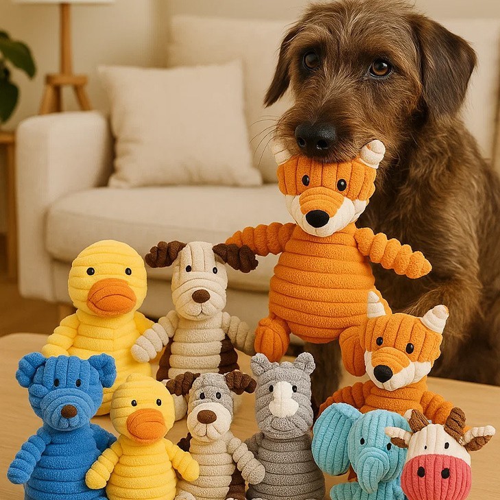 Plush Dog Toy Duck Sleeping Companionship