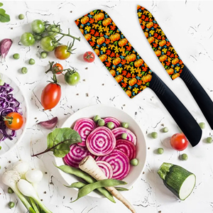 Ensemble de couteaux de cuisine écologiques 8 pièces, couteaux de chef japonais tranchants, livraison rapide en stock, prix d'usine, dropshipping Shopify - Product Image 6