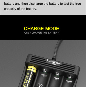 Liitokala <span class=keywords><strong>Lii</strong></span> 600 chargeur intelligent pour 1.2v 3.7v batteries rechargeables chargeur 4 emplacements chargeur pour batterie lithion ion - Product Image 4