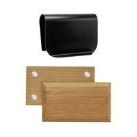 Diffuseur de parfum pour voiture en bois avec clip pour pare-soleil, en alliage d'aluminium, parfum longue durée, éliminateur d'odeurs, avec logo personnalisé pour accessoire automobile
