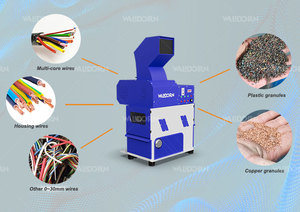 Machine de granulateur de fil de cuivre d'unité mobile de paquet de service de traction et de recyclage de câble de ferraille - Product Image 2