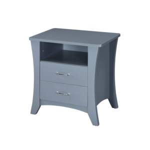 DB Colt Grey Finish Accent Table Mesita de noche elegante - Product Image 3