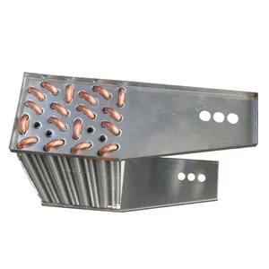 Aluminum fin mini refrigeration microchannel fin air cooler heat exchanger evaporator condenser for mini refrigeration