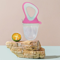 BPA-vrije siliconen baby fruit- en groentevoeder, bijtring-speen voor baby's aanvullende voeding