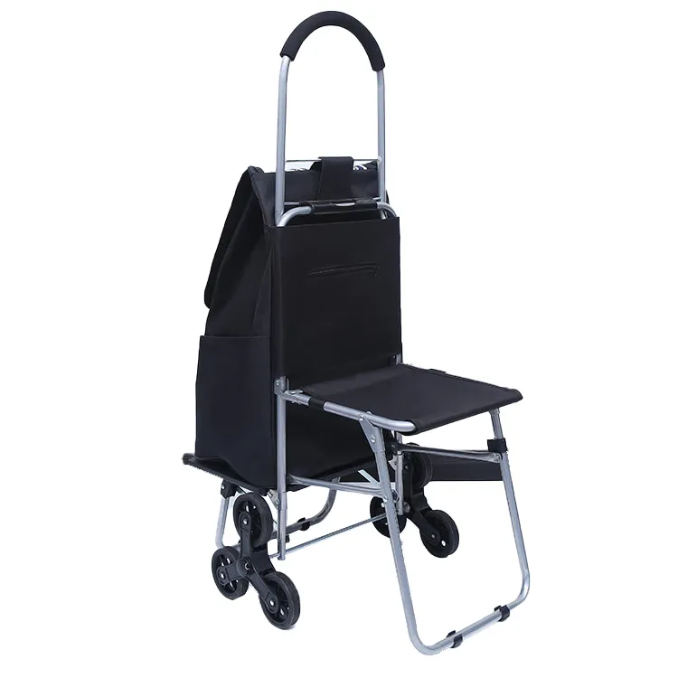 Warenkorb Trolley-Tasche mit Rädern tragbare Aluminiumlegierung Tianyu Treppenkletterwagen Auto faltbarer Handziehbarer Outdoor-Karton