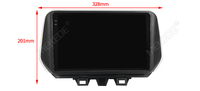 MEKEDE X30 X40 Écran QLED 2K MEKEDE 1DIN Autoradio Android 10 pouces pour Hyundai Tucson 2018 à 2020 Lecteur vidéo Caméra de recul