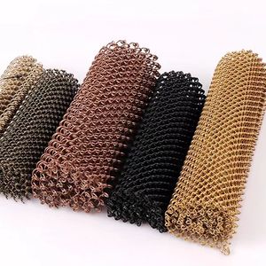 Woven Metal <strong>Beaded</strong> Door Curtain Decorative Chain Mesh Stainless Steel Curtain Mesh Fireplace Wire Mesh Curtain - Product Image 1