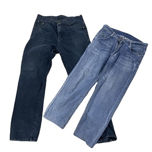 Murah Jeans Vintage pria baju jins tipis pakaian bekas pakaian dalam jumlah besar - Product Image 3