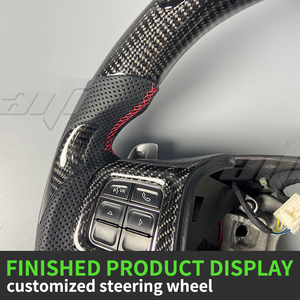 Volant sport intelligent LED personnalisé en cuir et fibre de carbone AIFI de haute qualité, très vendu - Product Image 4