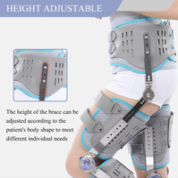 Attelle orthopédique réglable et durable pour le genou, la cheville, le pied, la hanche, le sacrum et la taille, équipement de rééducation de l'articulation de la hanche