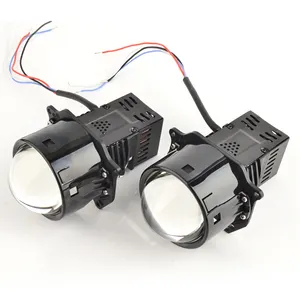 3.0 polegadas 52W Bi-5 9000LM para hella Lente Do Projetor LEVOU 5500K carro farol LEVOU oi/lo feixe de substituição ESCONDEU lente do projetor