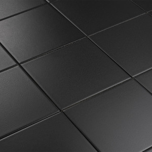 Carrelage noir Melbourne 15 x 15 cm, finition mate, bords irréguliers, épaisseur 8,5 mm - Product Image 4