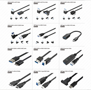 Chất lượng cao 0.5M 1m 1.5m USB 3.0 một Nam để nữ cáp mở rộng với bảng điều khiển gắn kết vít - Product Image 6