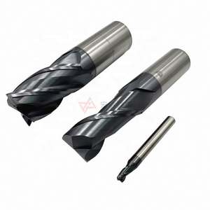 Fresa de carburo sólido imperial de 4 filos, tamaños estándar en pulgadas de 3/64", 3/8" y 1/4" para aplicaciones de fresado CNC - Product Image 6