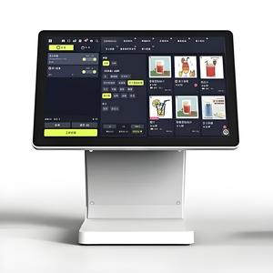 Thiết kế mới <span class=keywords><strong>Android</strong></span> 15.6-inch màn hình cảm ứng Chính thiết bị đầu cuối Pos với 10.1-inch 2 hiển thị hỗ trợ bán lẻ tiền mặt đăng ký - Product Image 1