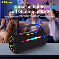 Kasinuo para Bajo Doble de 5.3 Pulgadas, con Diafragma, Luz LED RGB, 3600mAh, IPX4 Impermeable, TWS Estéreo, Portátil, para Exteriores, Hogar, Teatro, Fiestas