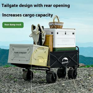 Vente en gros de chariots de plage portables et réglables avec <span class=keywords><strong>table</strong></span> pour pique-nique et camping - Product Image 3