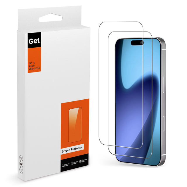 Custom Logo Wholesale Bulk 9H 2.5D Anti-Scratch Clear Phone Tempered Glass Screen Protector Film for iPhone 16 17 18 AIR PRO MAX
