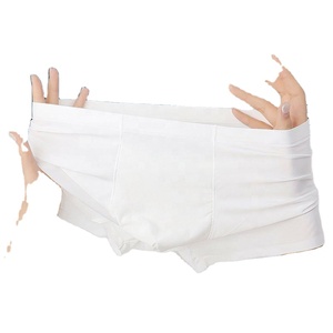 Caleçon Boxer Homme en Soie Glacée Tricotée Sans Traces, Taille Mi-Haute, Respirant, Sans Coutures, Été, Style Business et Maison, Vente en Gros Usine - Product Image 4