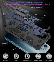 Support Magnétique Anti-chute Armure Cas Airbag Caméra Protection Téléphone Couverture Pour OnePlus Nord N200 5G N100 N10 5G