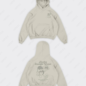 เสื้อฮู้ดดี้คอกลมแบบหนา 360 กรัม ไม่มีเชือกผูก ผลิตแบบขายส่ง พิมพ์ลายดิจิตอลตามสั่ง ผ้าเฟรนช์เทอร์รี่ 100% คอตตอน ทรงปกติ - Product Image 3