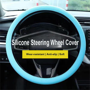 Nueva Funda Protectora Universal de Silicona para <span class=keywords><strong>Volante</strong></span> de Coche, Suave, Colorida y Agradable al Tacto - Product Image 4