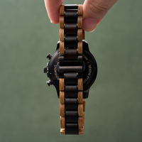 Jam Tangan Quartz Anti Air Kronograf Tiga Sub Dial Imitasi Marmer Gaya Antik Bisnis Terbaru Hari Ayah 2026
