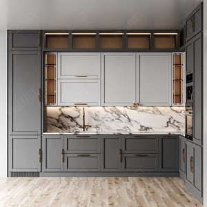 Phong cách Châu Âu tủ bếp Tay Chạm Khắc đồ nội thất phong cách hấp dẫn - Product Image 3