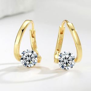 Citrine <strong>Earring</strong> Pompom <strong>Earrings</strong> Link Earings Adhesive <strong>Genshin</strong> <strong>Impact</strong> Assorted Crystal Moissanite Piercing Disco Ball Flower Gf - Product Image 2