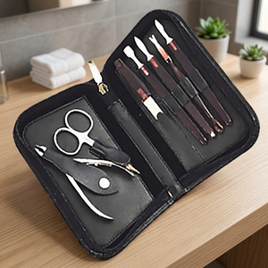 ASAP Professional Stainless Steel Nail <b>Kit</b> 5-in-1 Nail Clipper Portable Classic <b>Manicure</b> Pedicure Set Gift Box for Adult Nails - Product Image 2